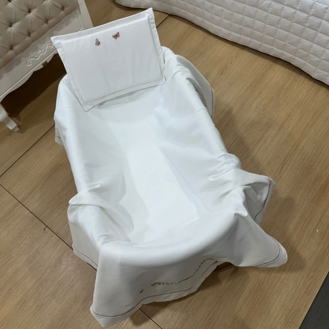 Kit Maternidade 02 Peças Piquezinho Floral 400 Fios 4528