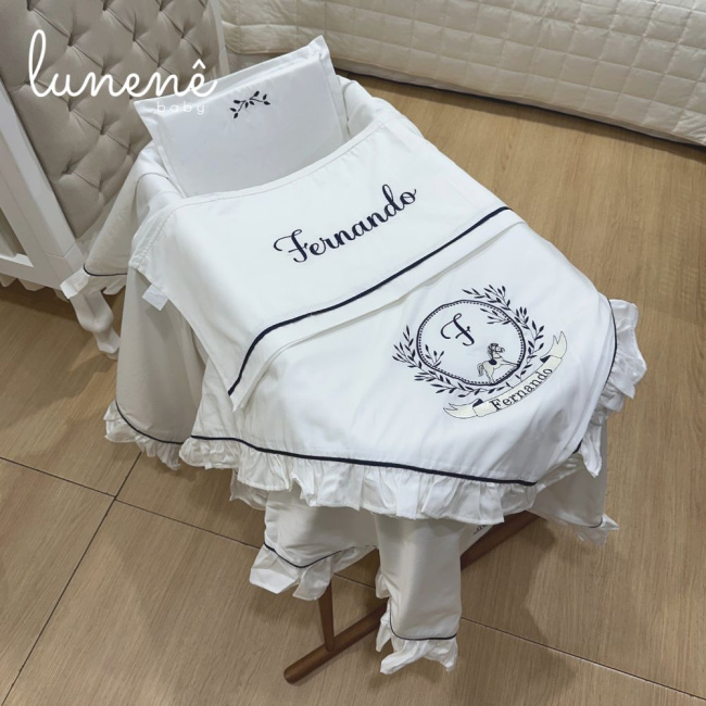 Kit Maternidade 04 Peças Lunenê Baby 400 Fios Fernando 9000