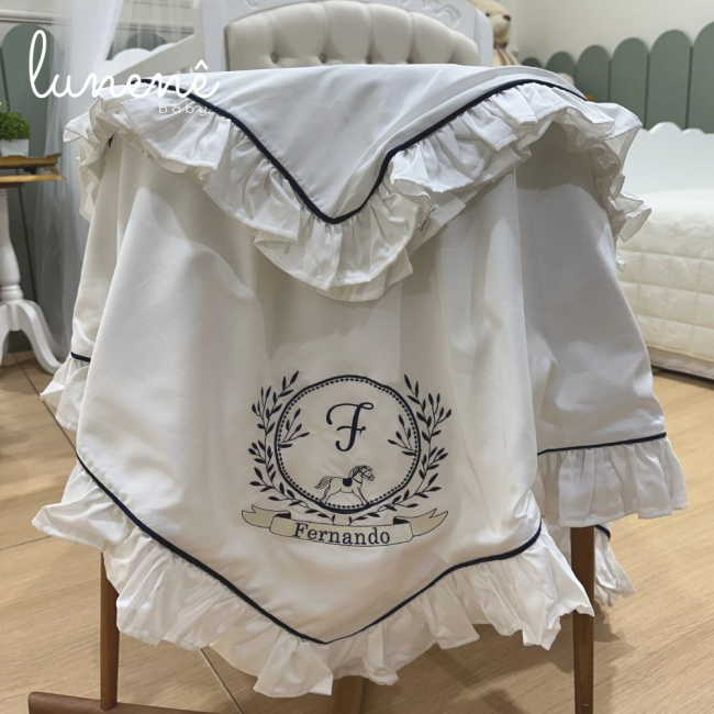 Kit Maternidade 04 Peças Lunenê Baby 400 Fios Fernando 9000