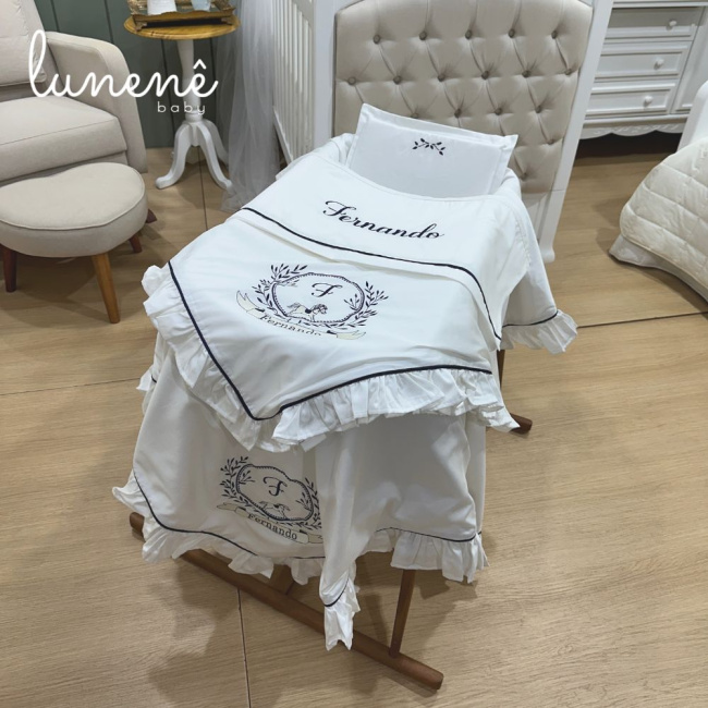 Kit Maternidade 04 Peças Lunenê Baby 400 Fios Fernando 9000