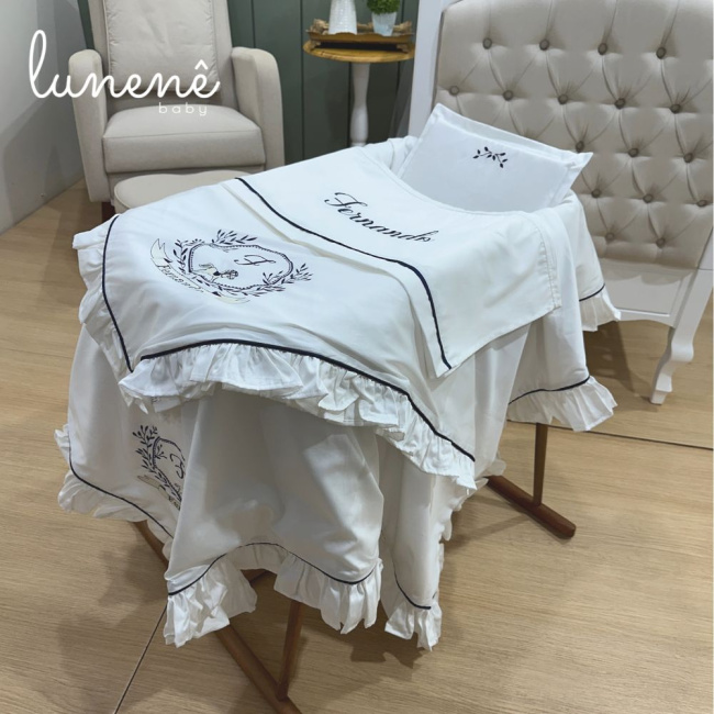 Kit Maternidade 04 Peças Lunenê Baby 400 Fios Fernando 9000