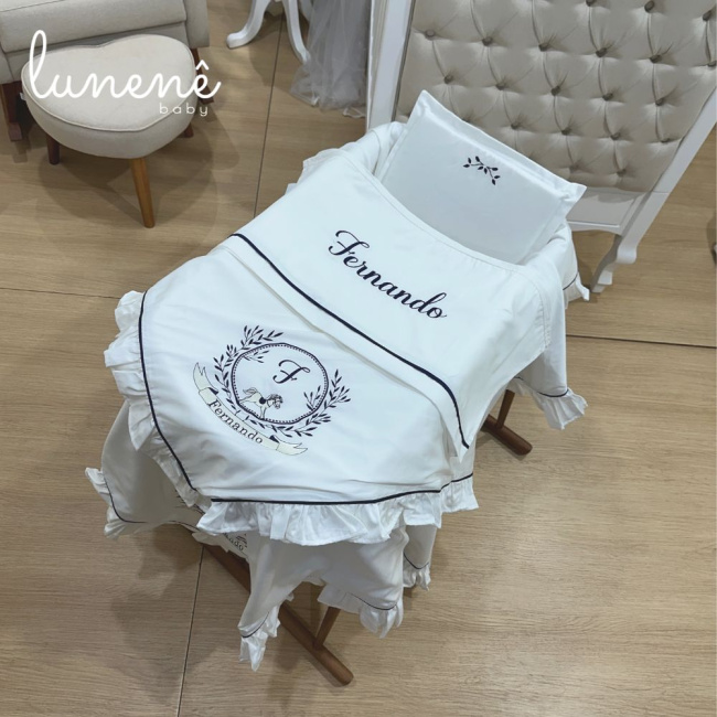 Kit Maternidade 04 Peças Lunenê Baby 400 Fios Fernando 9000