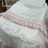 Kit Maternidade 04 Peças Lunenê Baby Casteli Rosa 400 Fios 4583