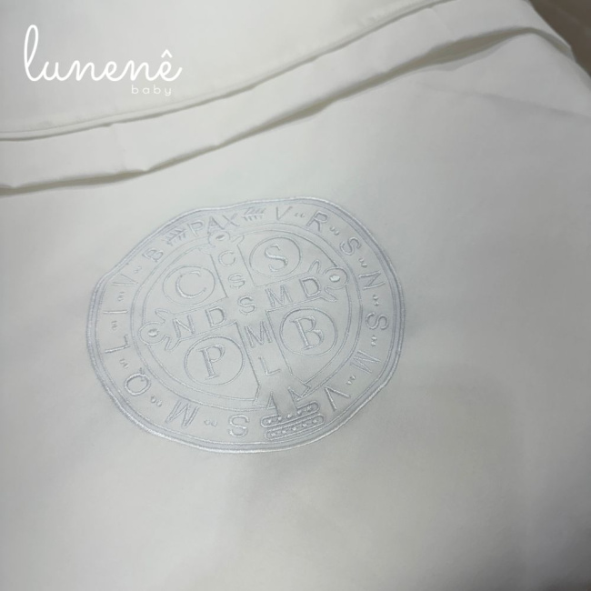 Kit Maternidade 04 Peças Medalha São Bento 400 Fios 4584