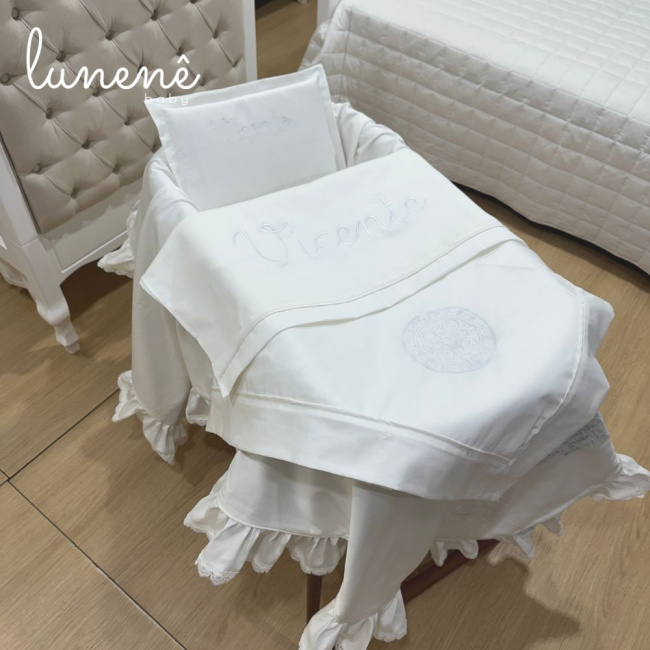 Kit Maternidade 04 Peças Medalha São Bento 400 Fios 4584