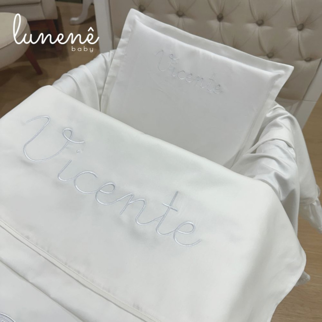 Kit Maternidade 04 Peças Medalha São Bento 400 Fios 4584