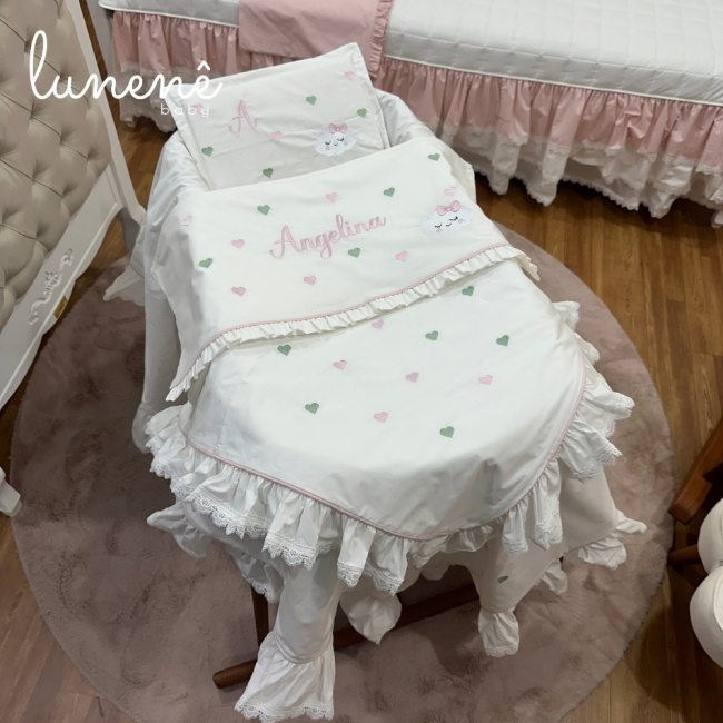 Kit Maternidade 04 Peças Personalizado Angelina Baby 4694