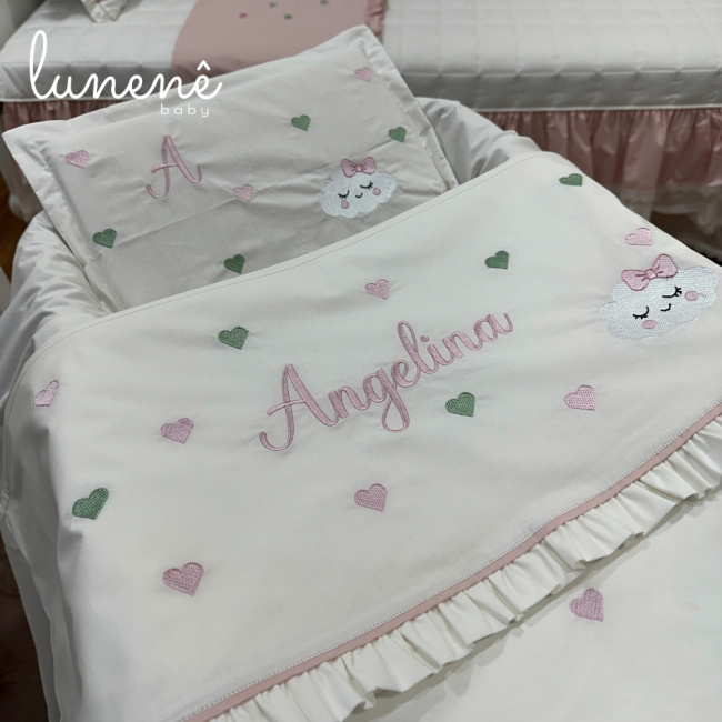 Kit Maternidade 04 Peças Personalizado Angelina Baby 4694
