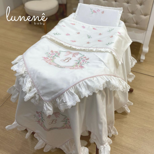 Kit Maternidade 04 Peças Premium 400 Fios 4564