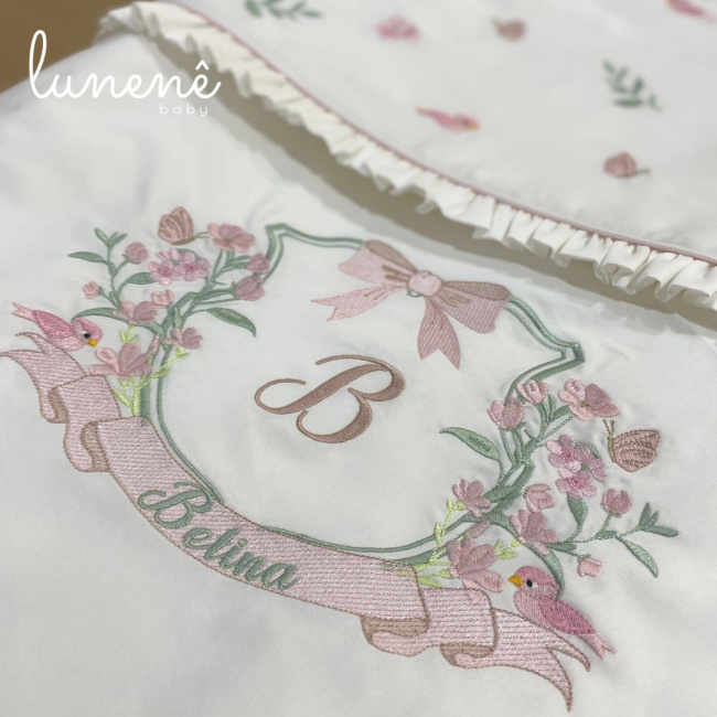 Kit Maternidade 04 Peças Premium 400 Fios 4564