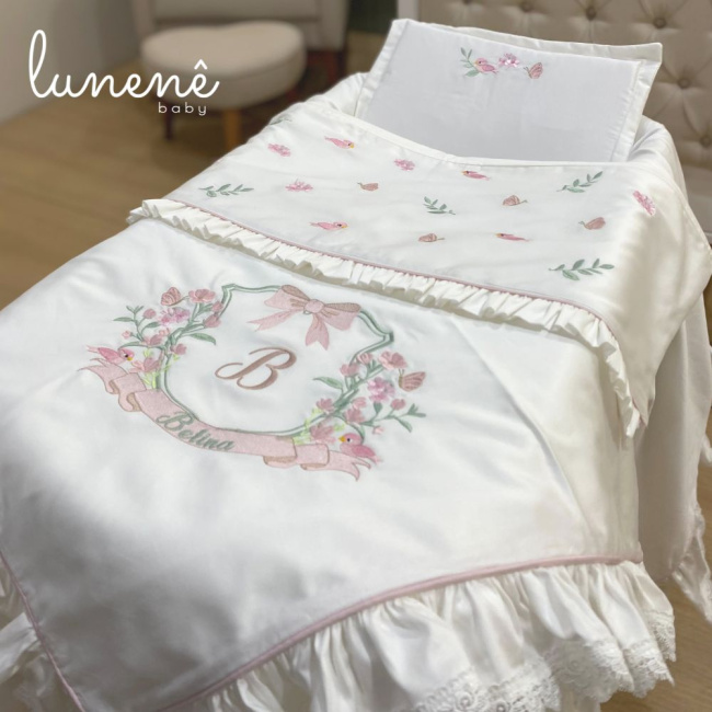 Kit Maternidade 04 Peças Premium 400 Fios 4564