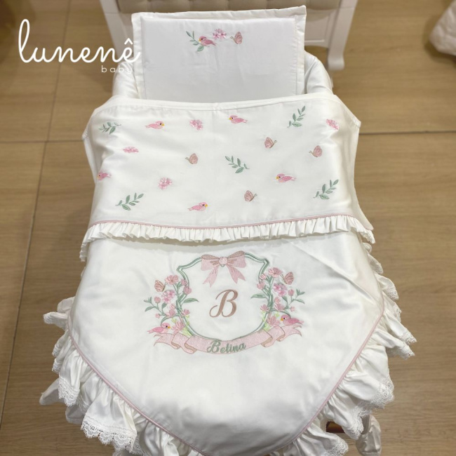 Kit Maternidade 04 Peças Premium 400 Fios 4564