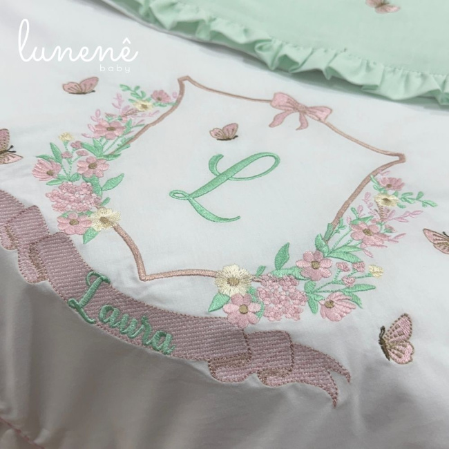 Kit Maternidade 05 Peças Jardim Encantado 4587