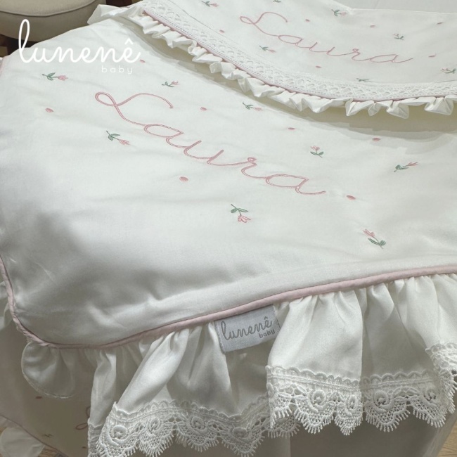 Kit Maternidade Personalizado 04 Peças Florzinha 4621