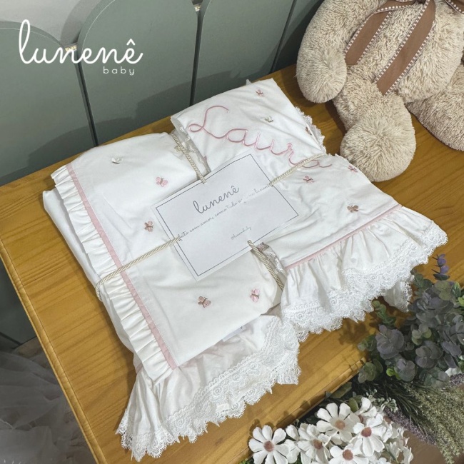 Kit Maternidade Personalizado 04 Peças Florzinha 4621