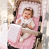 Kit Passeio Colchonete para Carrinho de Bebê Florzinha