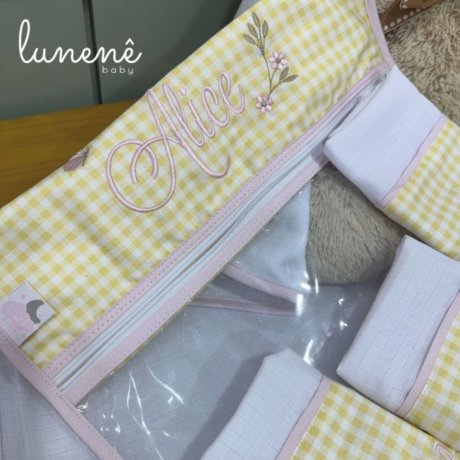 Kit Presente 06 Peças Jardim Encantado 200 Fios 4556