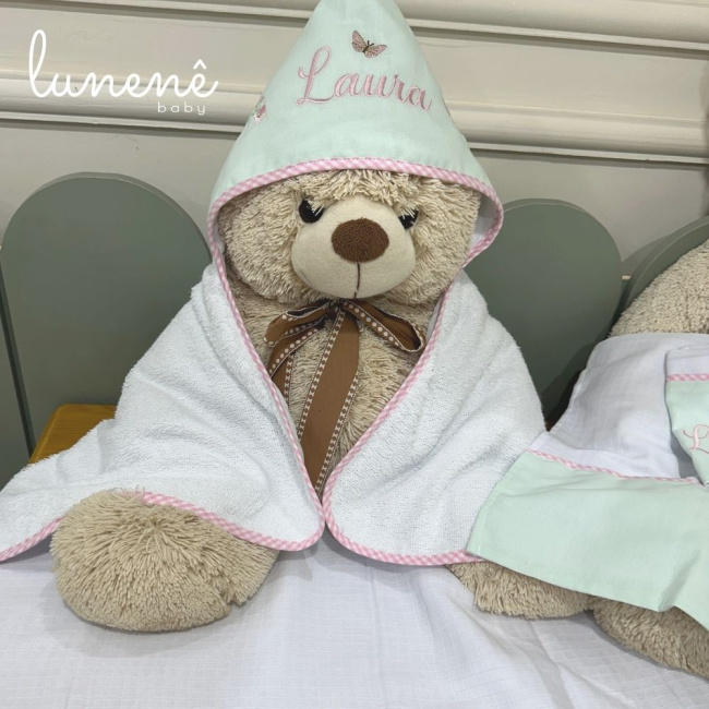 Kit Presente 06 Peças Jardim Encantado 200 Fios 4587