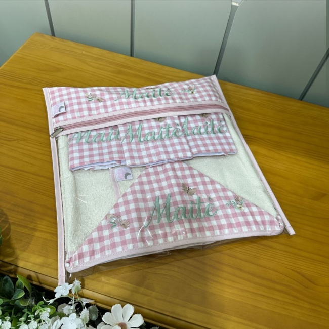 Kit Presente 06 peças Jardim Encantado Maitê 200 Fios 4525