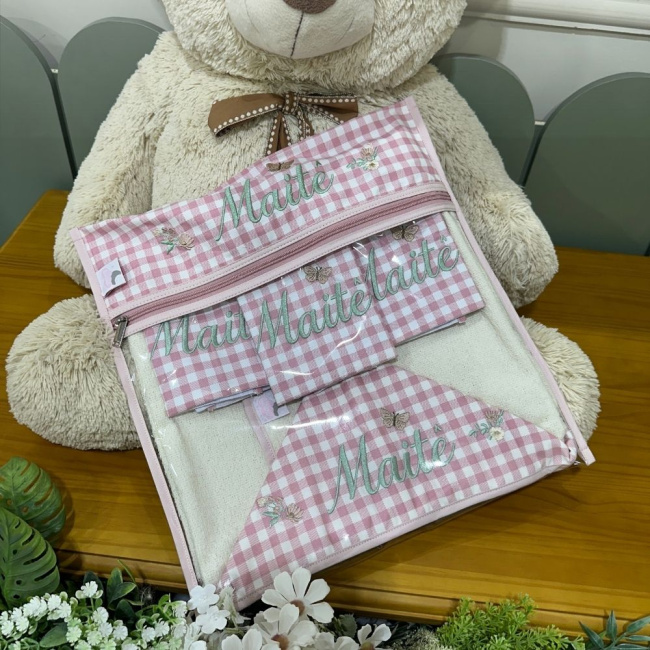 Kit Presente 06 peças Jardim Encantado Maitê 200 Fios 4525