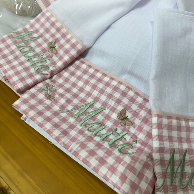 Kit Presente 06 peças Jardim Encantado Maitê 200 Fios 4525