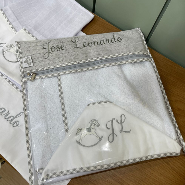 Kit Presente 06 peças Leonardo Baby 200 Fios 4510