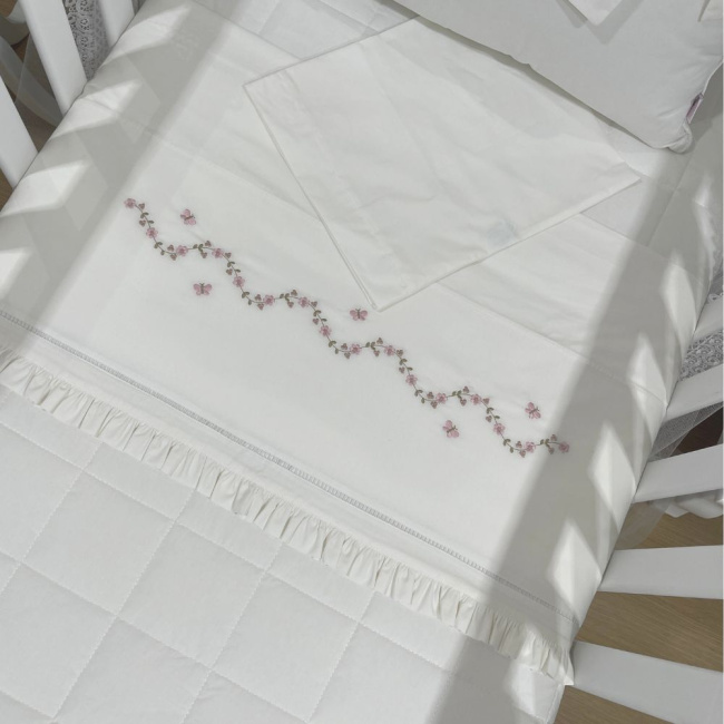 Lençol de Berço 03 Peças Capri Baby 200 Fios 4506