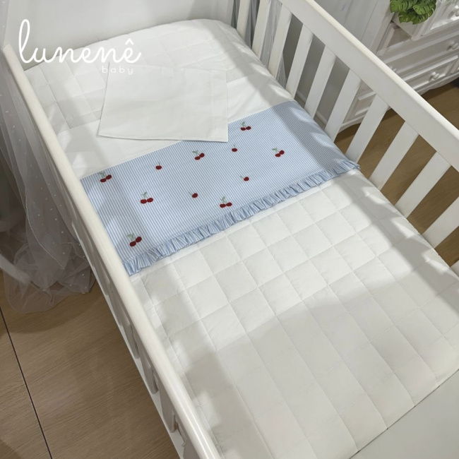 Lençol de Berço 03 Peças Cerejinha 200 Fios 4566