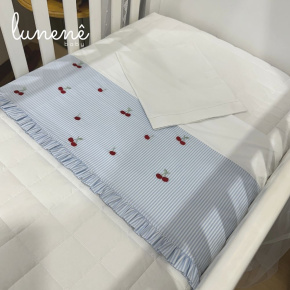 Lençol de Berço 03 Peças Cerejinha 200 Fios 4566