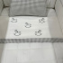 Lençol de Berço 03 Peças Leonardo Baby 200 Fios 4510