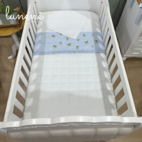 Lençol de Berço 03 Peças Limãozinho 200 Fios 4567