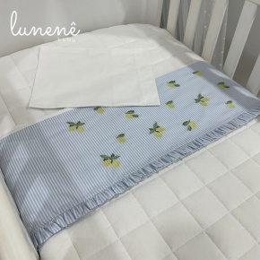 Lençol de Berço 03 Peças Limãozinho 200 Fios 4567