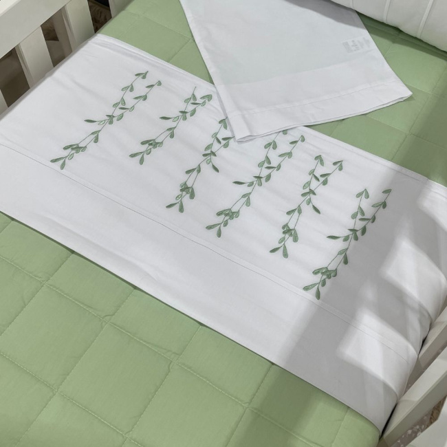Lençol de Berço 03 Peças Lunenê Baby 9086