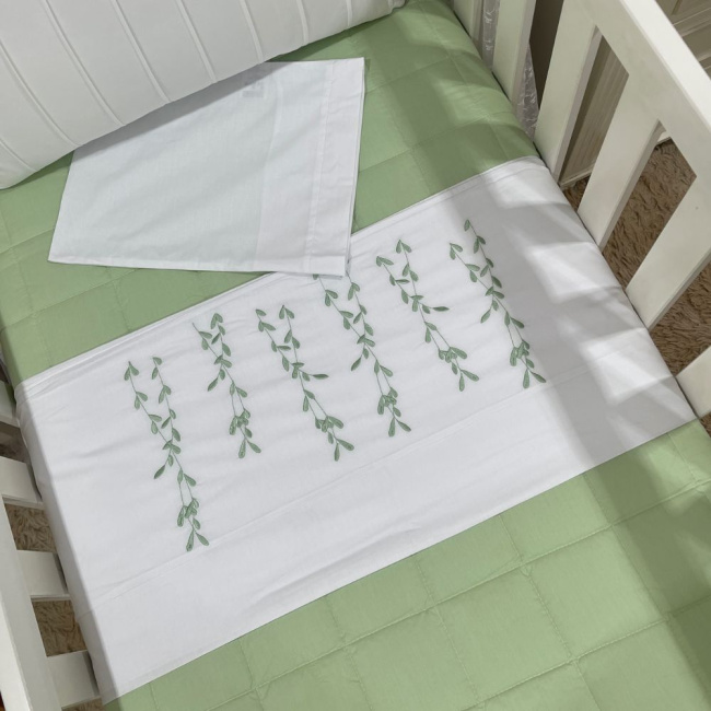 Lençol de Berço 03 Peças Lunenê Baby 9086