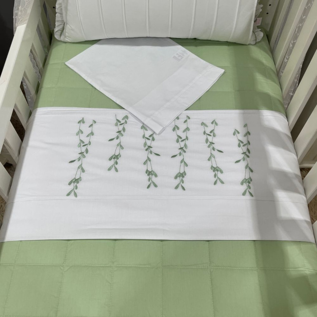 Lençol de Berço 03 Peças Lunenê Baby 9086