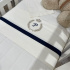Lençol de Berço 03 Peças Lunenê Baby com Inicial P