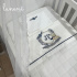 Lençol de Berço 03 Peças Personale Baby 400 Fios Ursinho Aviador 4577