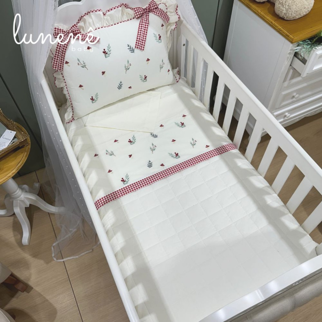 Lençol de Berço 03 Peças Personale Baby Cogumelo 200 Fios 4555