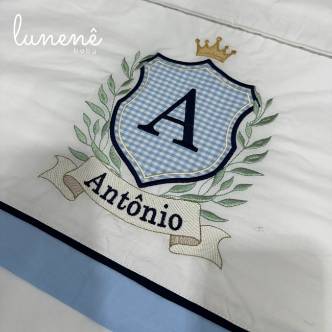 Jogo de Lençol 03 Peças Personalizado Coleção Príncipe Antônio 4690
