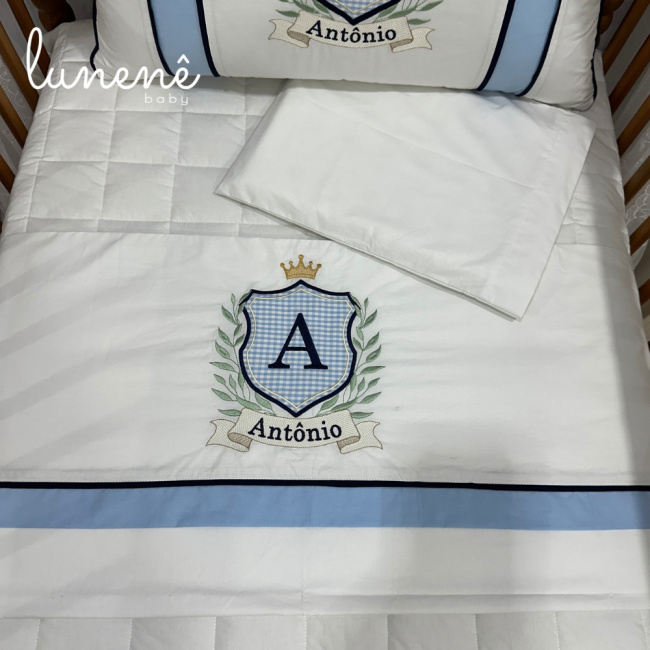 Jogo de Lençol 03 Peças Personalizado Coleção Príncipe Antônio 4690