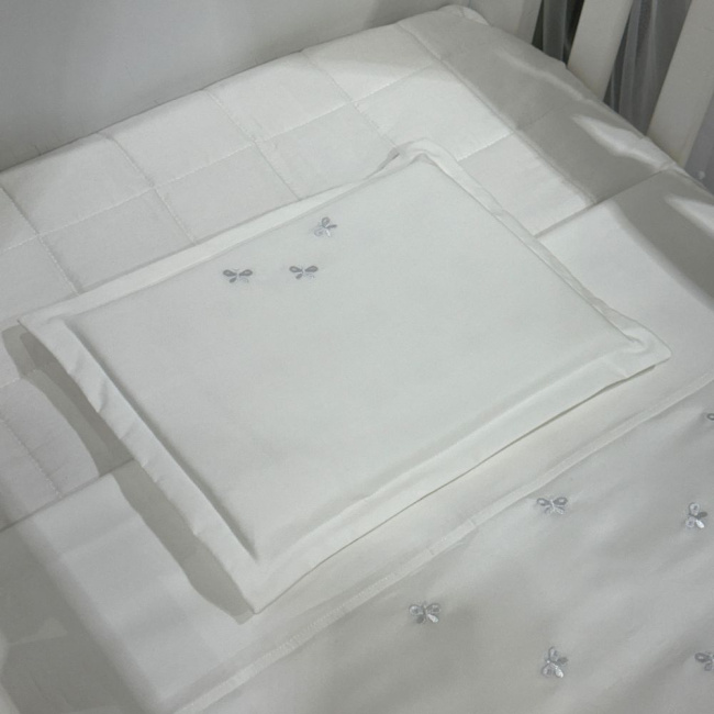 Lençol de Berço 03 Peças White Baby 400 Fios 4309