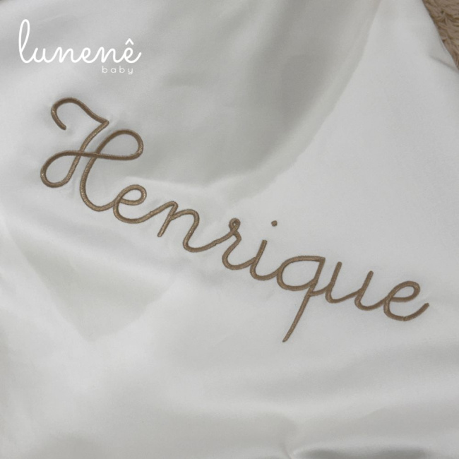 Manta Maternidade com Forro Castelli Caqui 400 Fios 4579