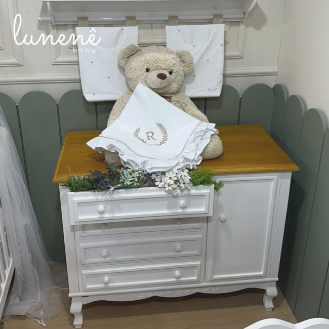 Manta Maternidade com Forro Imperial Caqui 200 Fios 4548