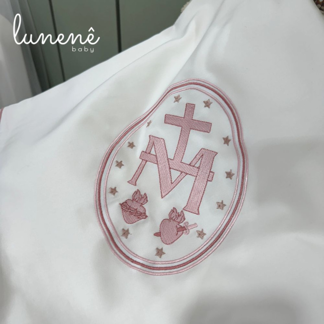 Manta Maternidade com Forro Nossa Senhora Jardim 400 Fios 4585