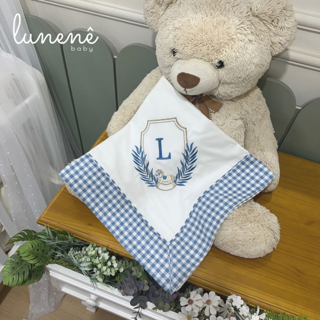 Manta Maternidade Personale Baby com Inicial L 9022