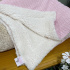 Manta Soft com Tricô Rose Lunene Baby