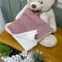 Manta Soft com Tricô Teracota Lunene Baby