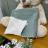 Manta Soft com Tricô Verde Malva Lunene Baby