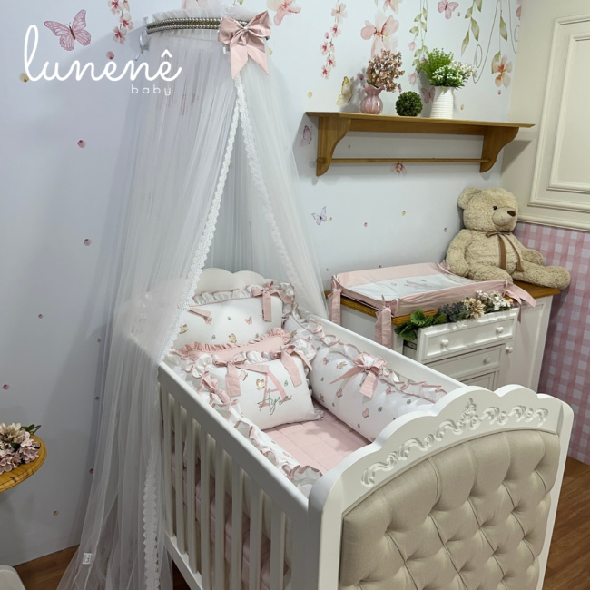 Mosquiteiro Dossel Micro Tully Borboleta Ayra Baby 4680