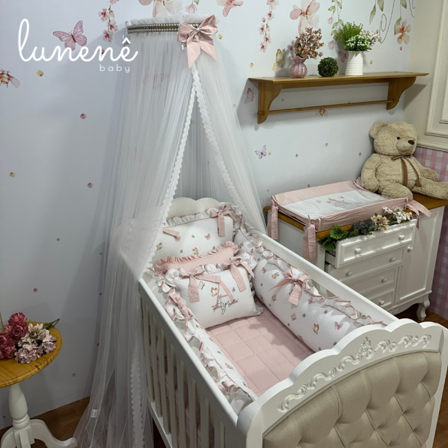 Mosquiteiro Dossel Micro Tully Borboleta Ayra Baby 4680